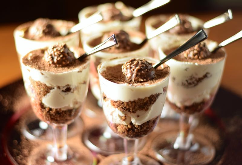 Tiramisu-Style Espresso Balsamic Cups - So Olive